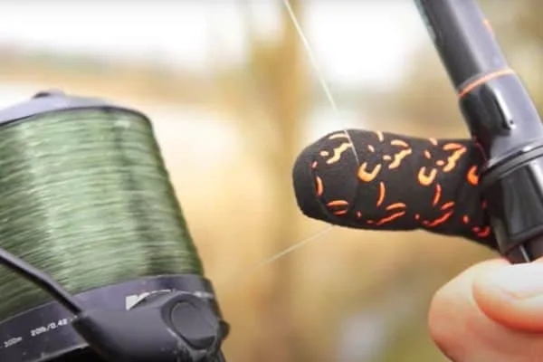 A finger stall used whilst spodding