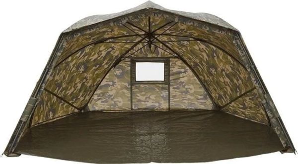 Prologic Element 65 Brolly Full System Camo Front On View