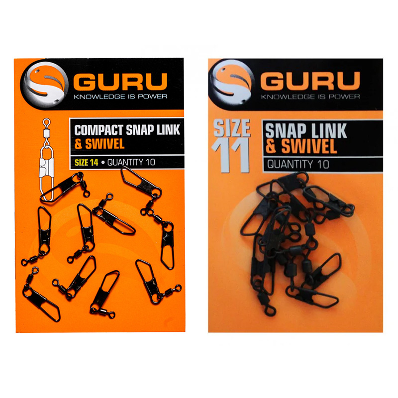 Guru Size 14 Snap Link and Swivel