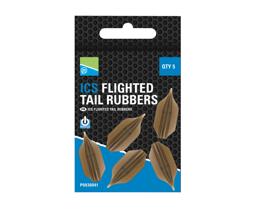 Preston Innovations ICS Flighted Tail Rubbers