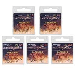 Drennan Acolyte Maggot Plus Barbless Hooks