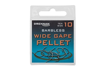Drennan Barbless Wide Gape Pellet Hooks