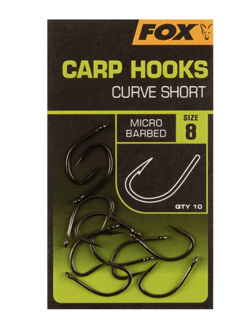 Fox Curve Shank Short Hooks