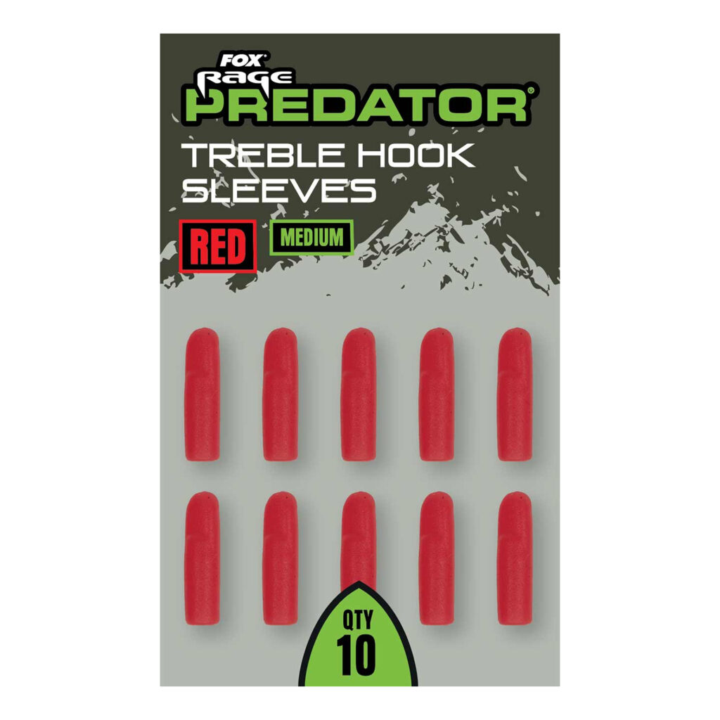 Fox Rage Predator Red Treble Hook Sleeves