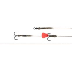 Fox Rage Predator Twin Treble Trace 52Cm Size 6 Barbed 40Lb