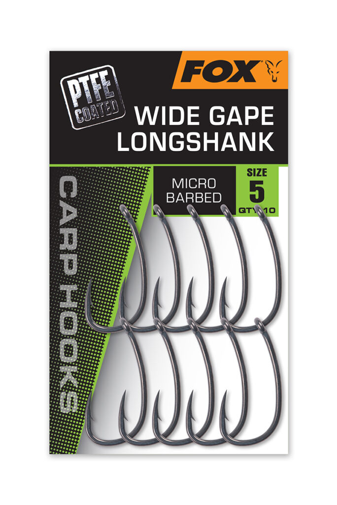 Fox Super Wide Gape Long Shank Hooks