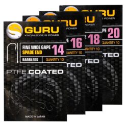 Guru Fine Wide Gape Spade End Hooks