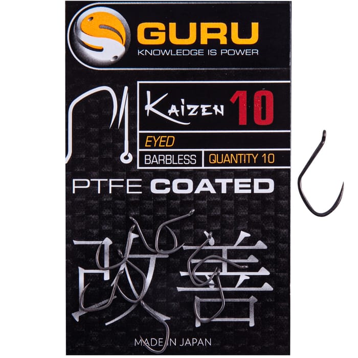 Guru Kaizen Eyed Barbed Hooks