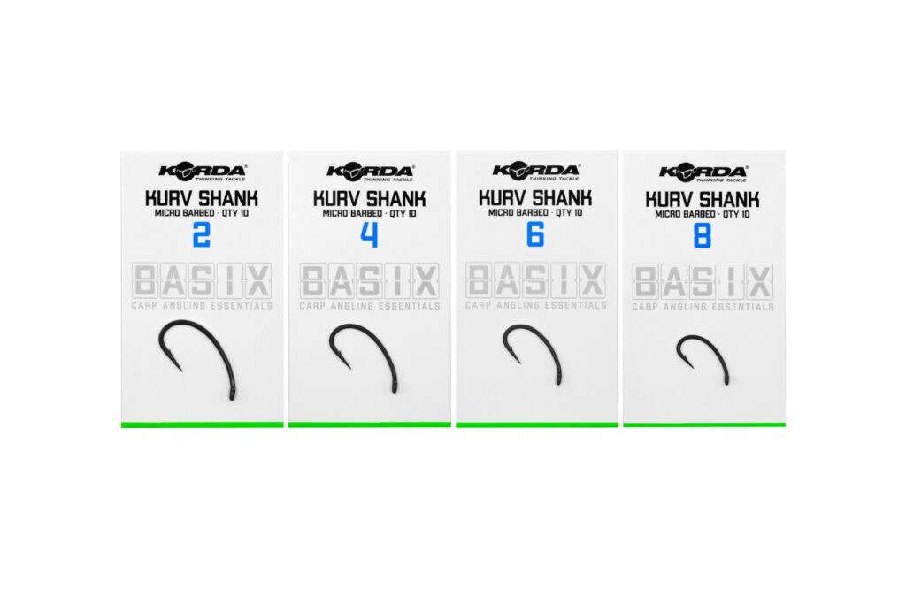 Korda Basix Kurv Shank Hooks