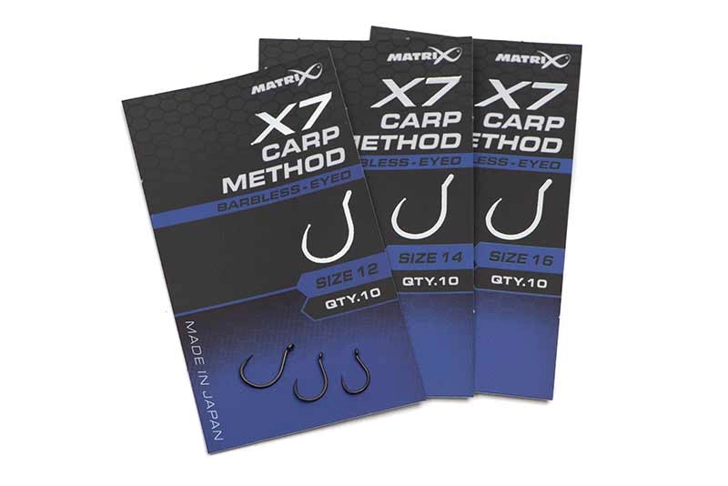 Matrix X7 Carp Method Eyed Hooks