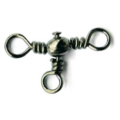 Mustad MA024-BN (77700) Three Way Cross Barrel Swivel