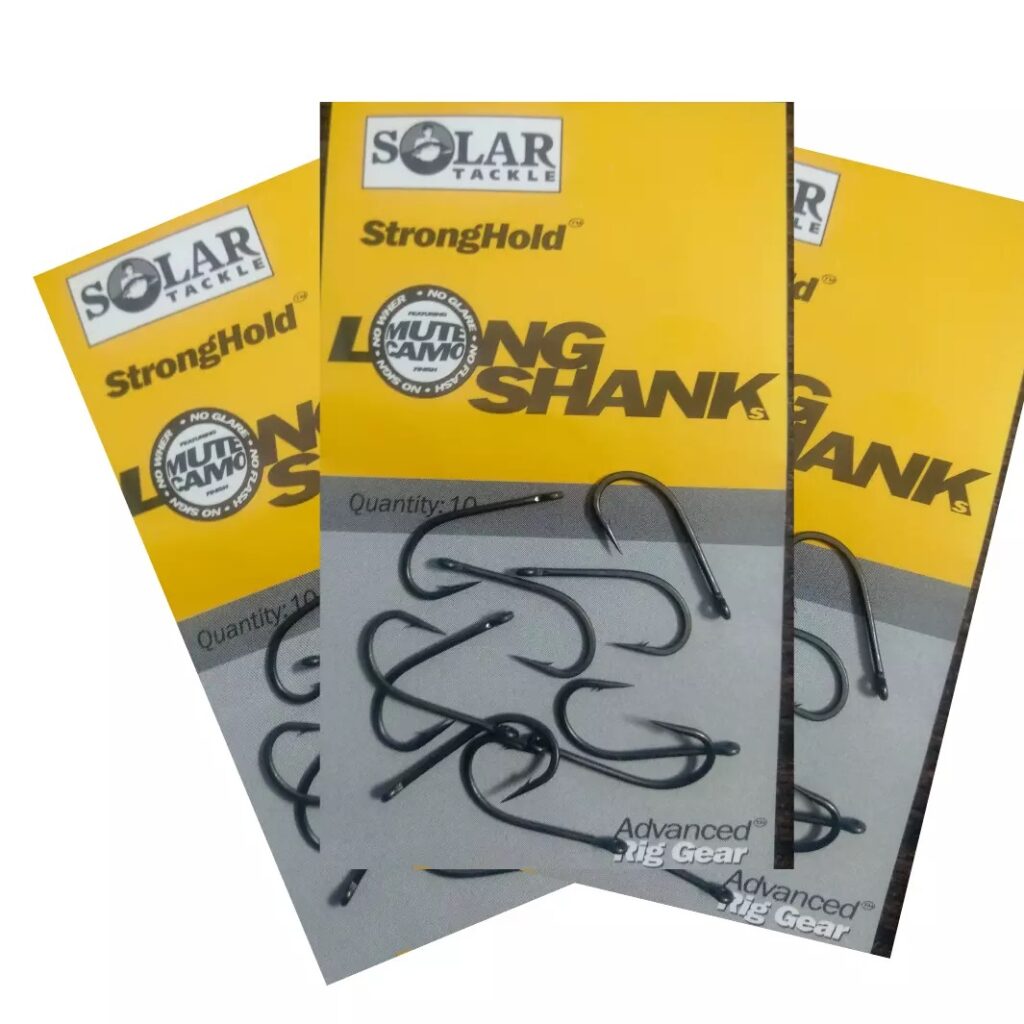 Solar Stronghold Longshank Mute Camo Hooks