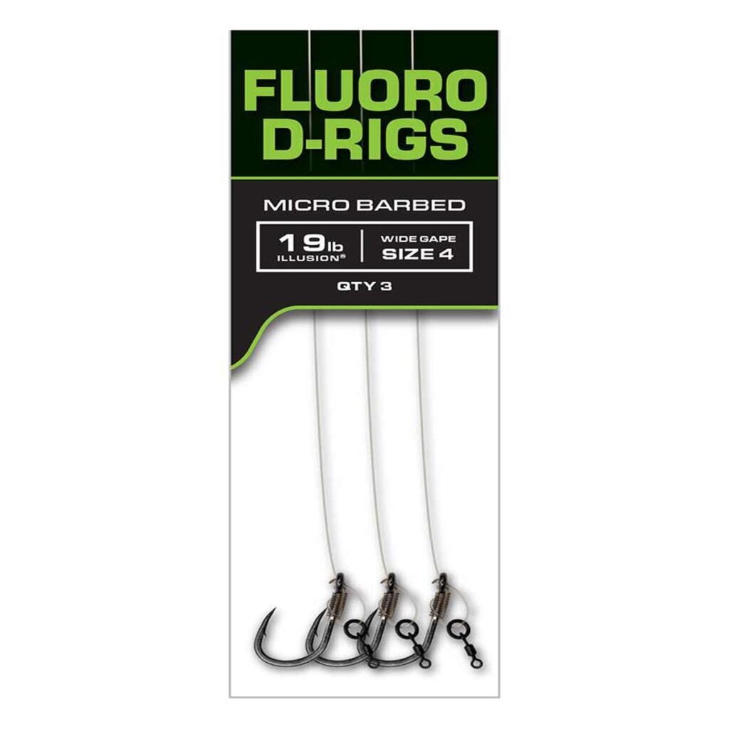 FOX Carp Ready Rigs – Fluoro D-Rig x3