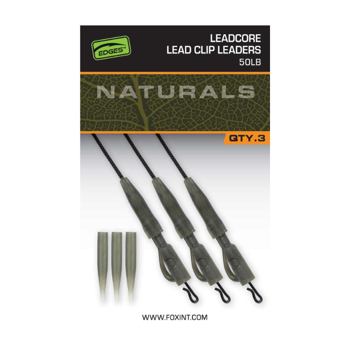 FOX Edges Camo 50lb Leadcore Lead Clip Leaders
