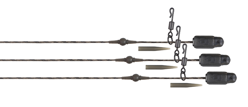 FOX Edges Naturals Heli-Clip Rigs 50lb Copper Core