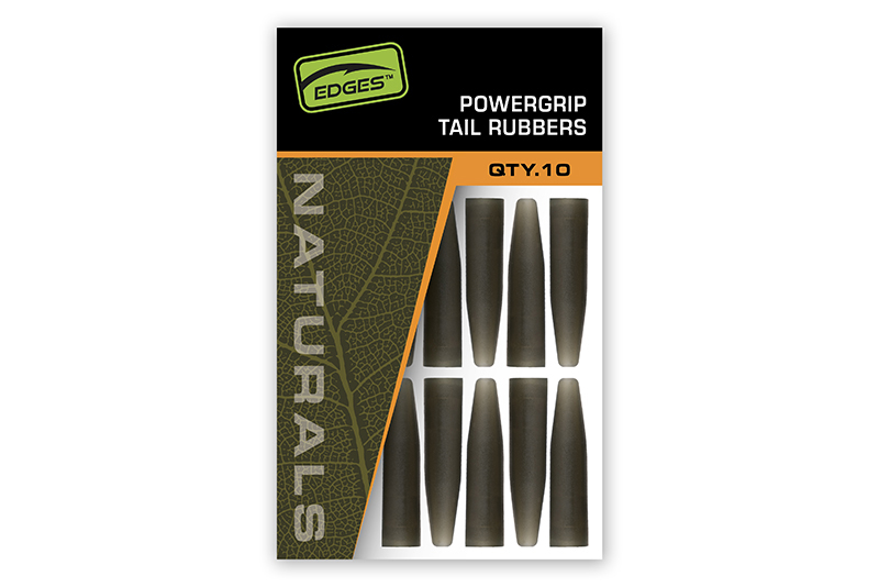 FOX Edges Naturals Powergrip Tail Rubbers 10pcs