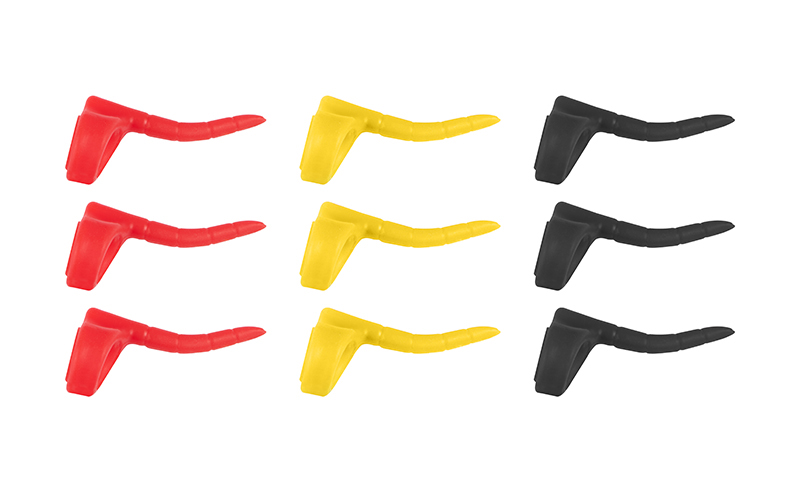 FOX Edges Zig Aligna kit Multi Sleeve kit (3 yellow, 3 red and 3 black)