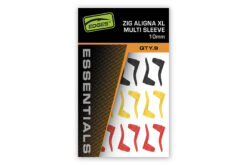FOX Edges Zig Aligna XL kit Multi Sleeve kit (3 yellow, 3 red and 3 black)
