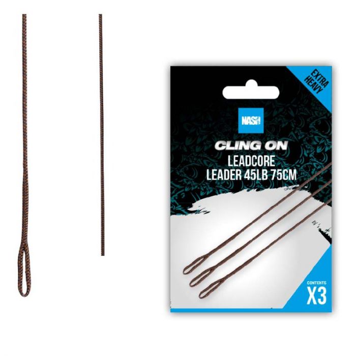 Nash – Cling On Leadcore Leader 75cm-Lead Clip