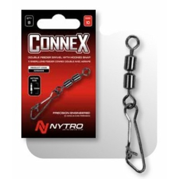 Nytro Connex Double Feeder Swivel With Hooked Snap