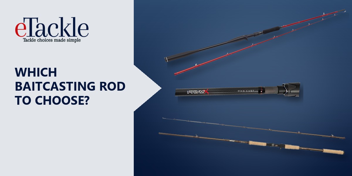 Baitcasting rods from Westin, Fox Rage and Abu Garcia