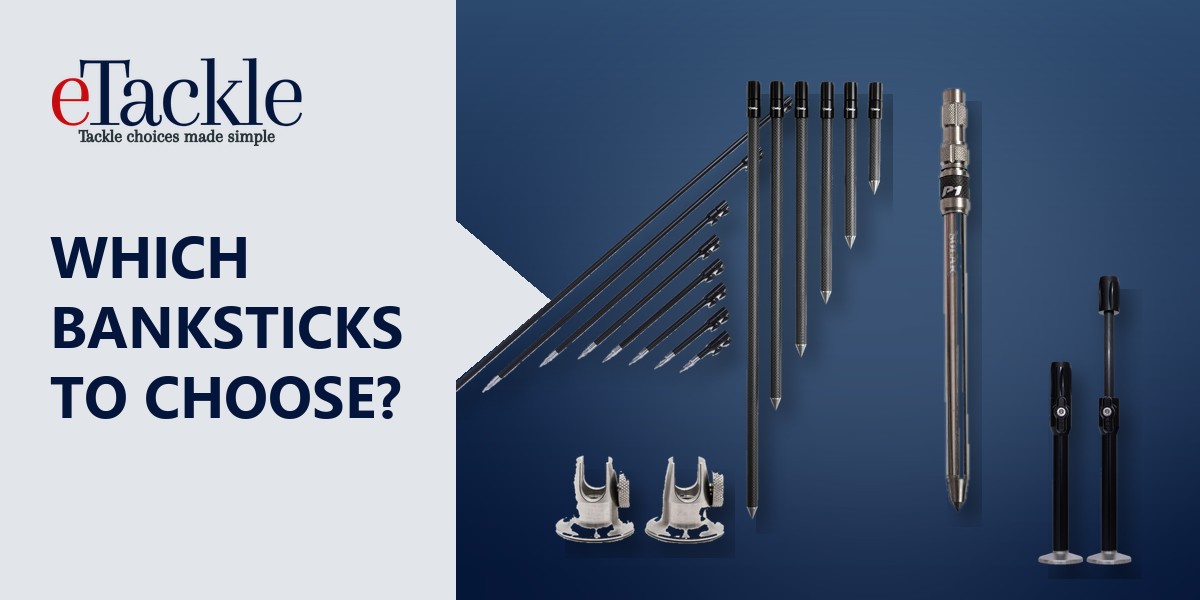 Banksticks and stage stands from Solar, Century, Trakker, ESP and Korda