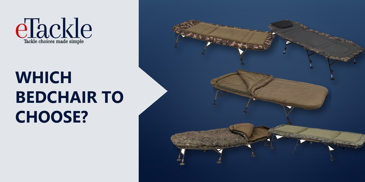 Carp bedchairs and sleep systems, from a budget bed to padded beds and sleep systems with their bags