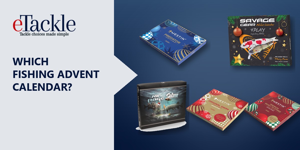 Fishing advent calendars from Westin, Savage Gear, Fox Rage and Salmo