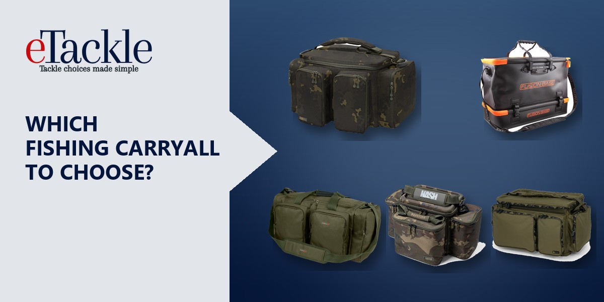 Fishing carryalls from Korda, Nash, Trakker and Avid