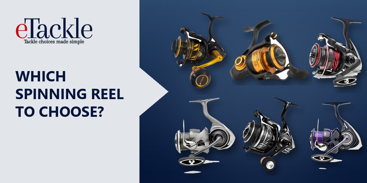 Spinning reels for lure and sea fishing, from Penn, Daiwa and Fox Rage