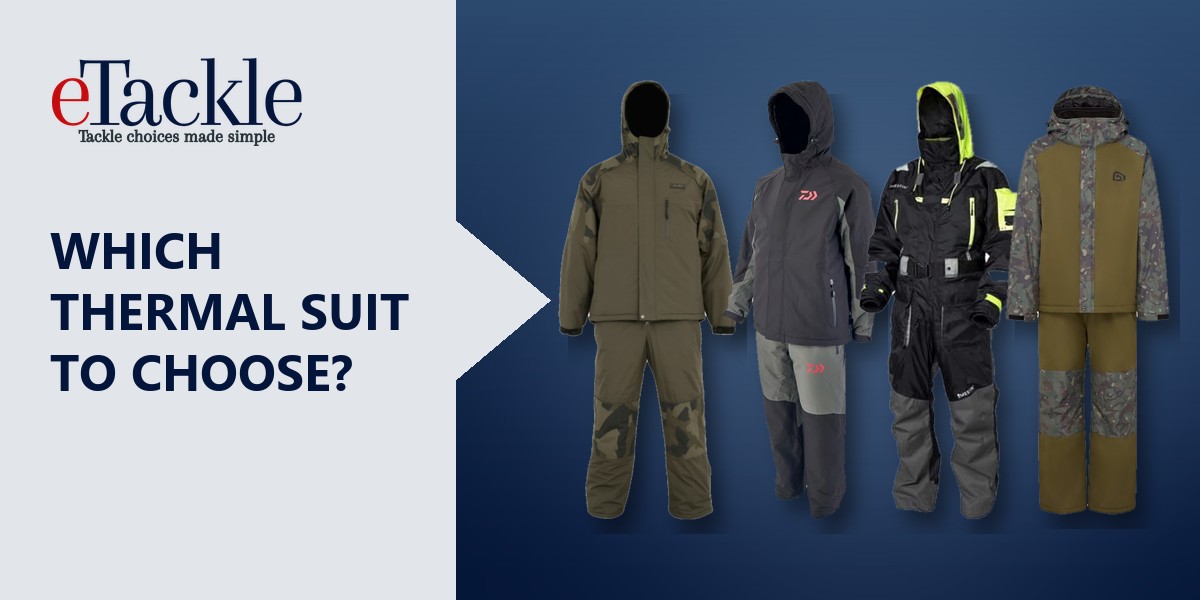 Thermal fishing suits from Avid, Daiwa, Westin and Trakker