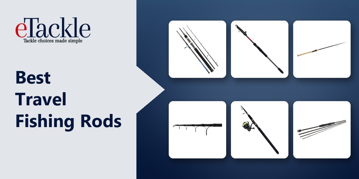 Travel fishing rods from Daiwa, Westin and Korum, including four-piece, telescopic and combo rods