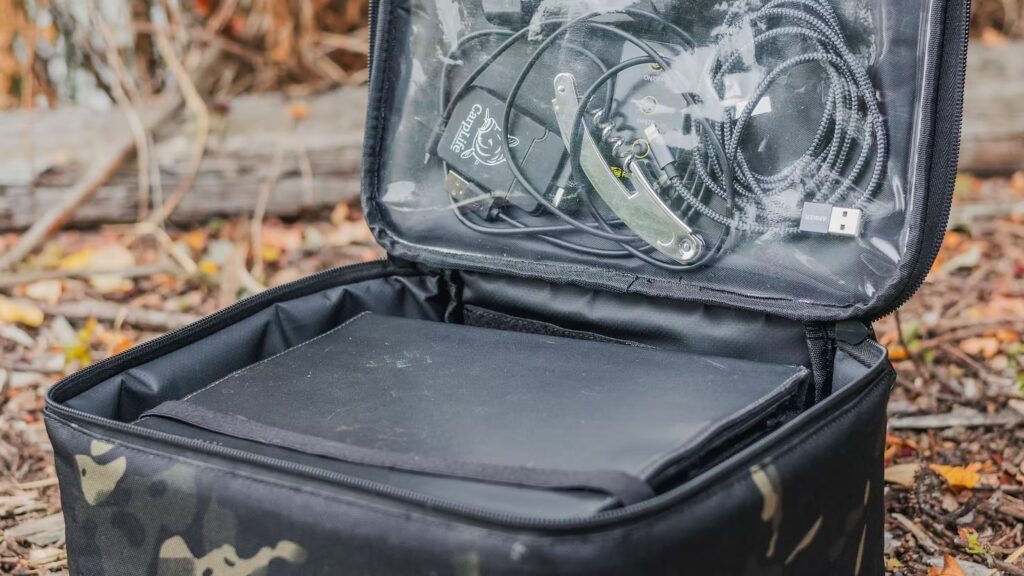 Carp Life Eclipse Camo XL Bits Tech Pouch