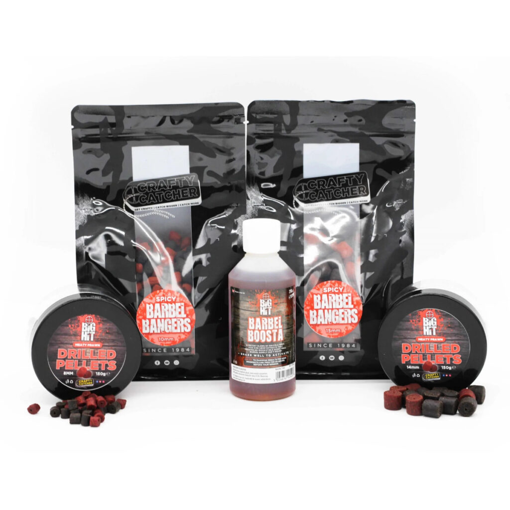 Crafty Catcher Meaty Prawn Drilled Pellets Mixed 150g