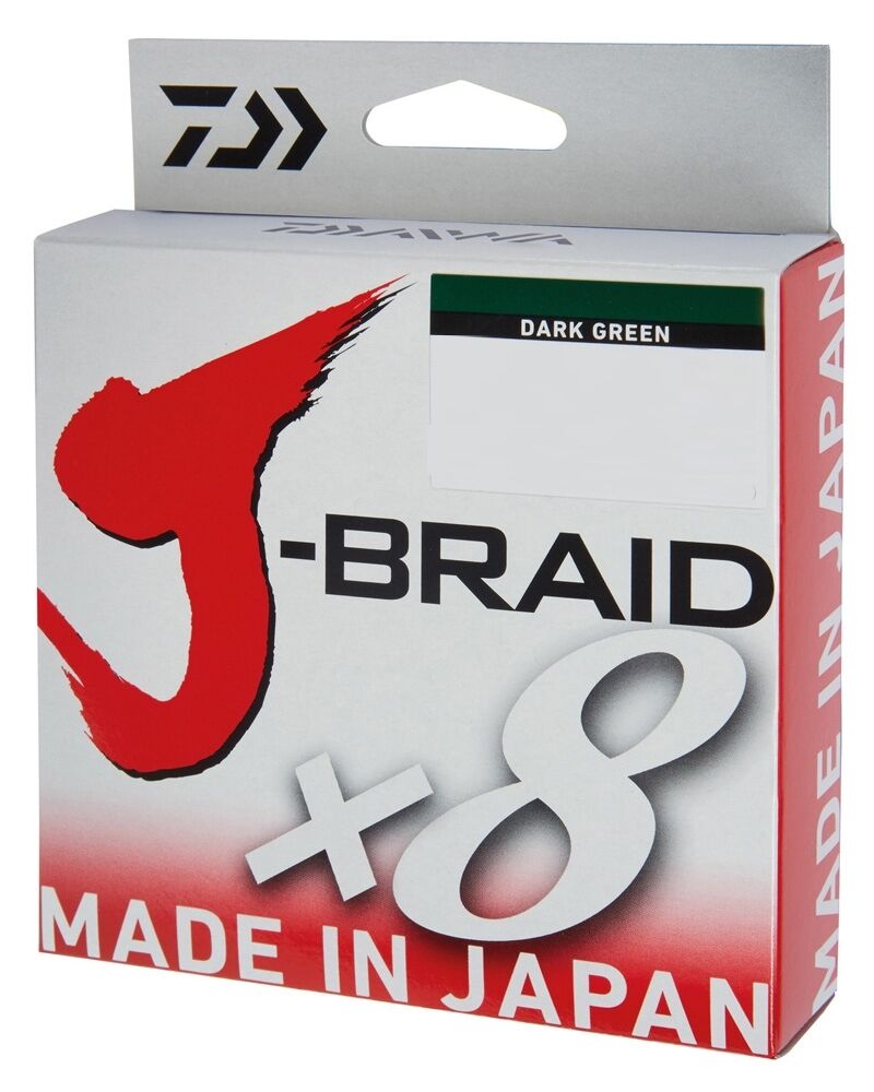 Daiwa J Braid X8 150m Dark Green