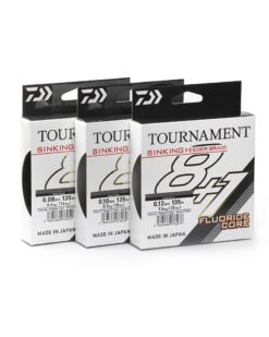 Daiwa Tournament Sinking Feeder Braid 8+1 135m Steel Grey