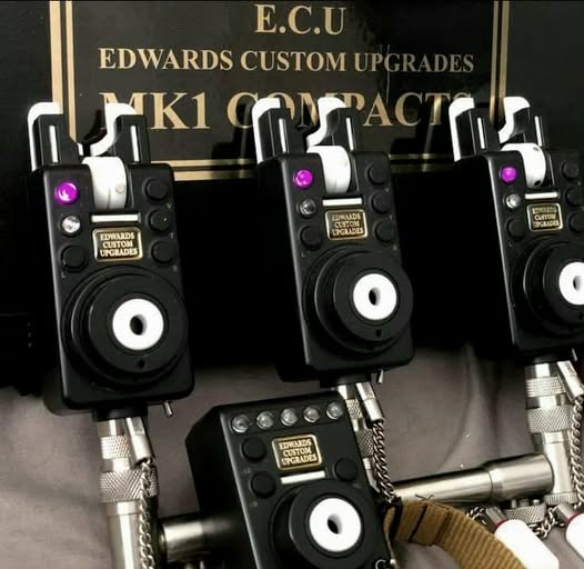 Edward Custom Upgrades MK1 R-Plus Compact Remote Bite Alarm White Trim Edition 3 Rod