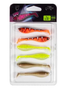 Fox Rage UV Micro Mini Fry 7cm/2.75in Mixed x 6pcs