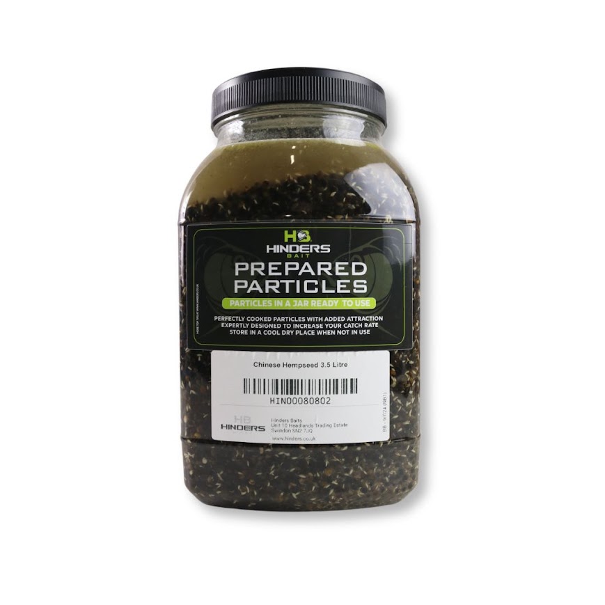 Hinders Bait Prepared Chinese Hempseed 3.5 Litre