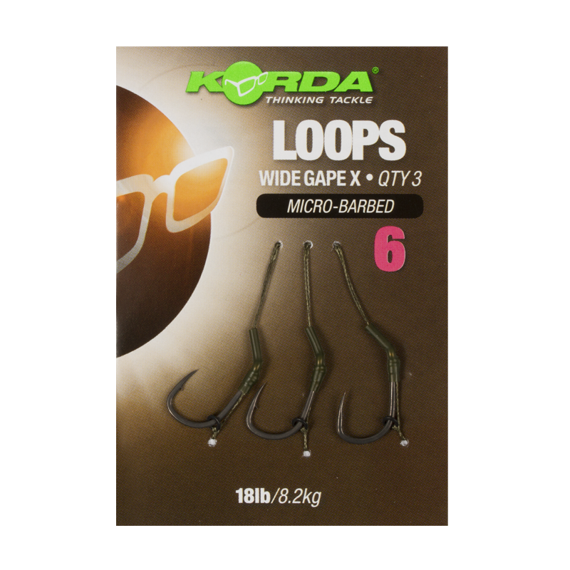 Korda Wide Gape Loop Ready Tied Rigs