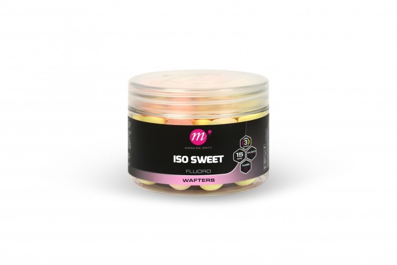 Mainline ISO Sweet Fluoro Wafters 15mm Pink Yellow White Mix