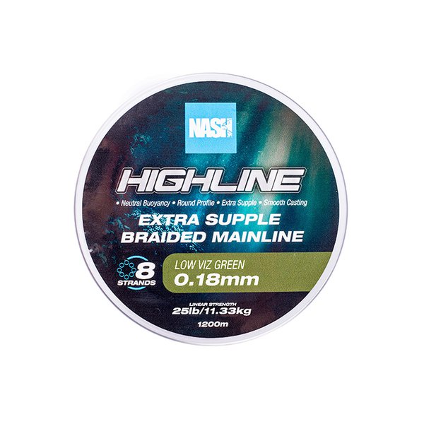 Nash Highline Floating Braid Green
