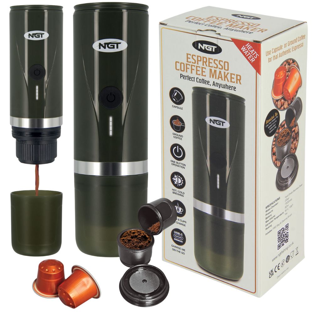 NGT Espresso Coffee Machine USB Rechargeable