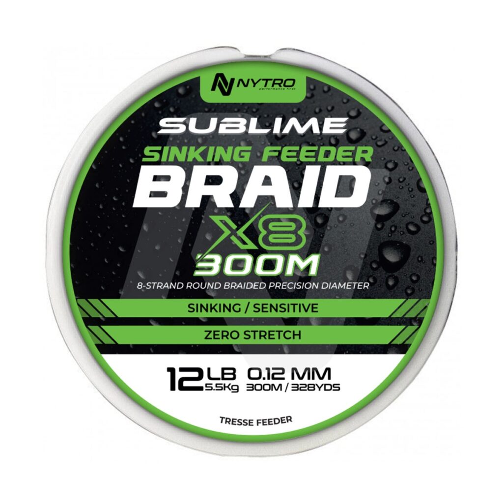 Nytro Sublime X8 Sinking Feederbraid 300m