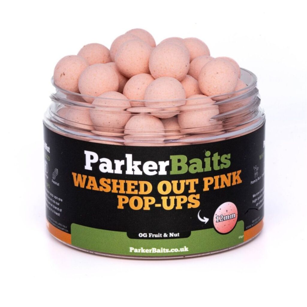 Parker Baits OG Fruit & Nut Washed Out Pop-Ups Pink