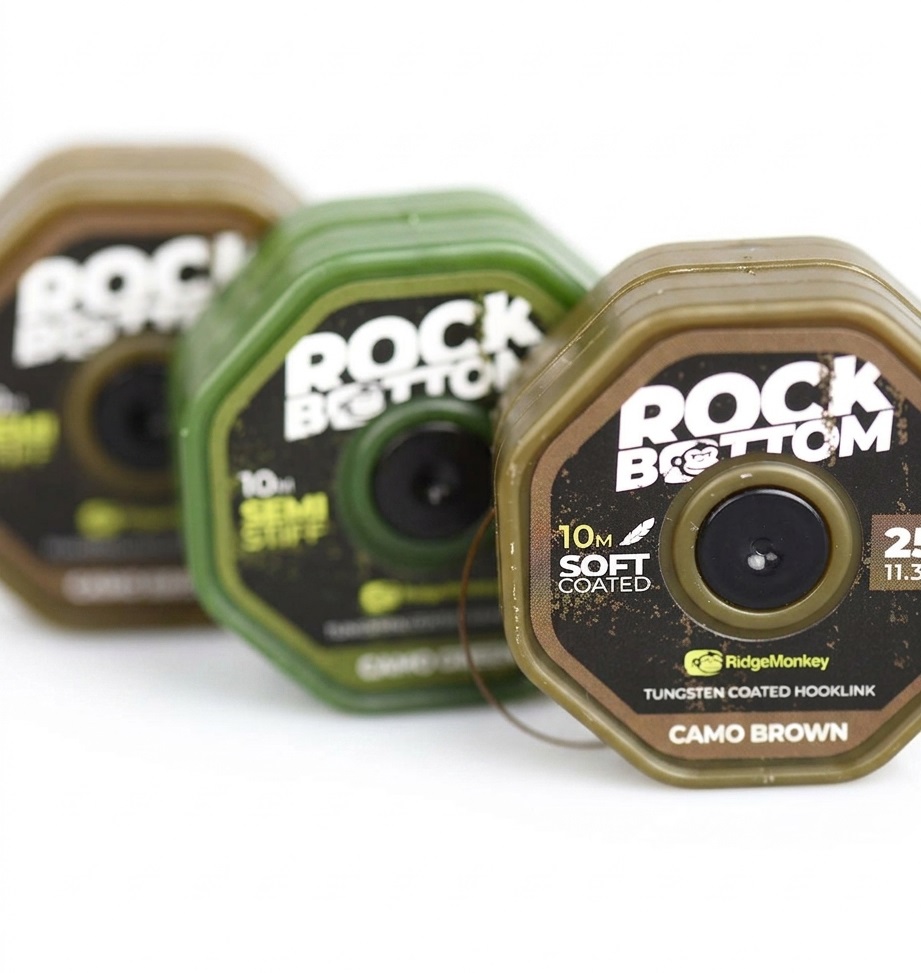 RidgeMonkey RM-Tec Rock Bottom Coated Hooklink