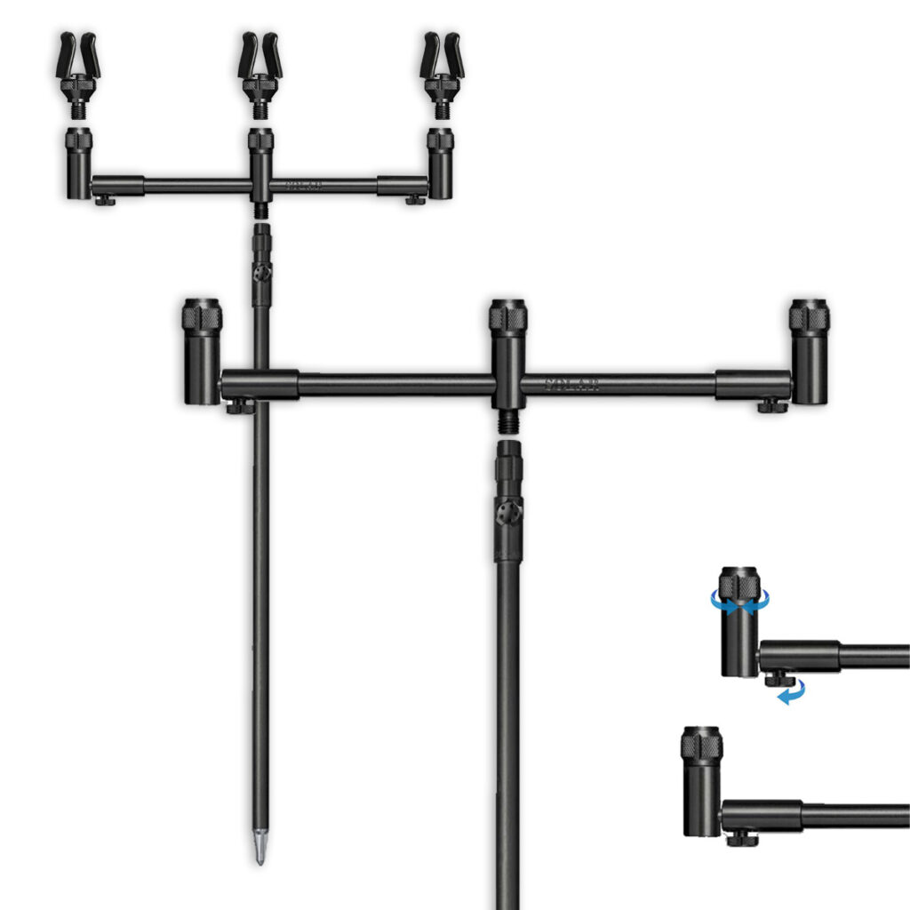 Solar Tackle Black-Lite 3 Rod Adjustable Bundle