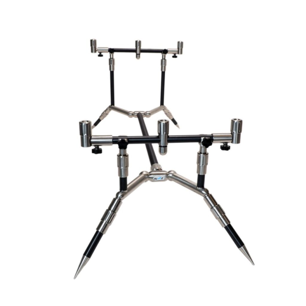 Summit Tackle Low Pro Adjustable Pod 3 Rod Black Edition