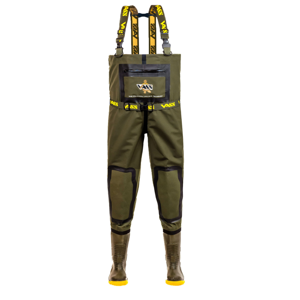 Vass Breathable Chest Waders Khaki