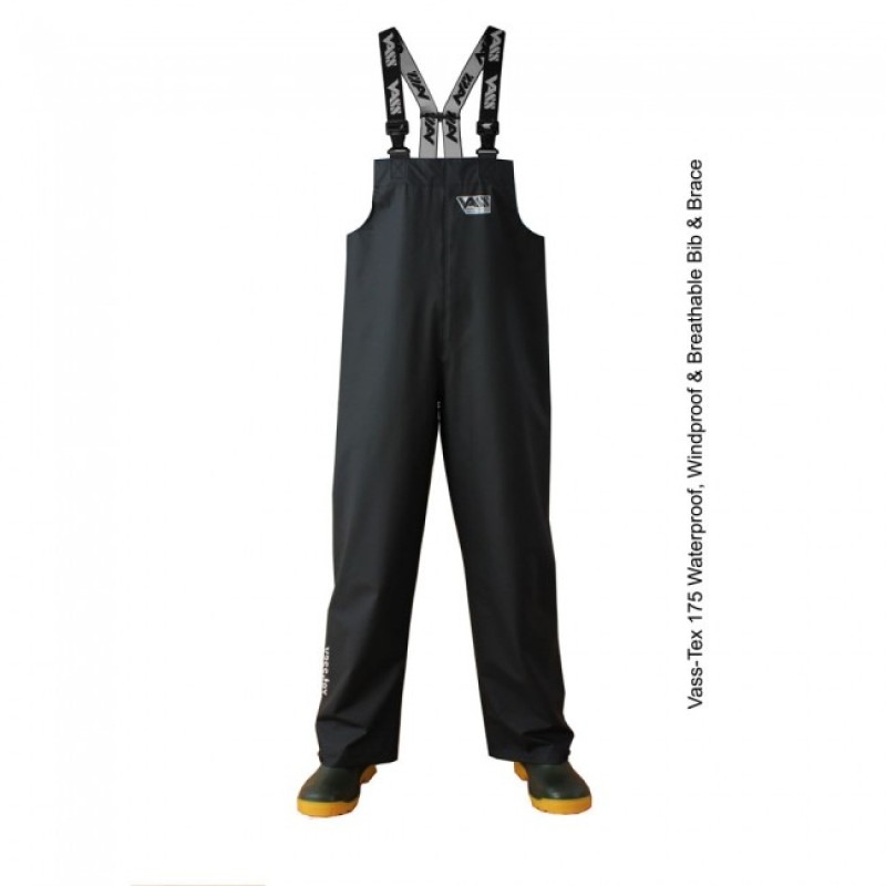 Vass-Tex 175 Series Bib & Brace Black